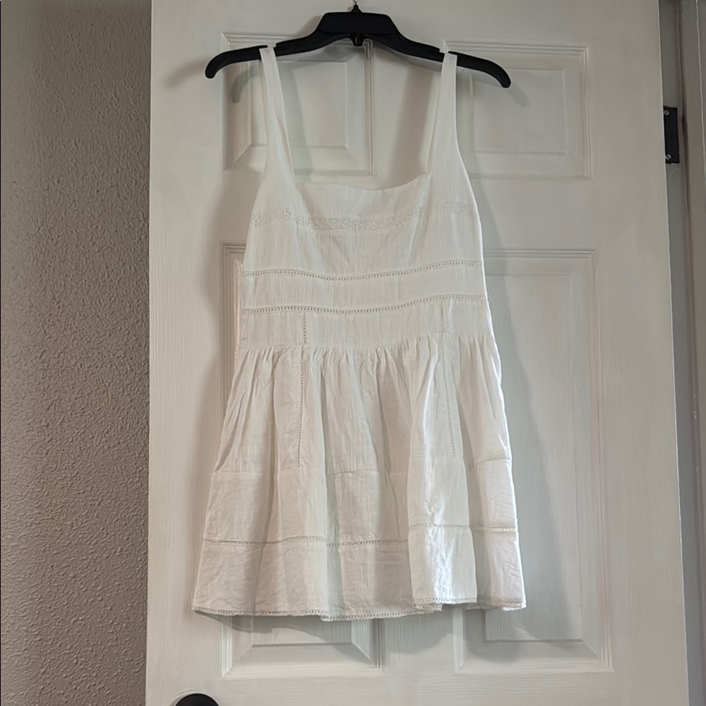 Sabo Skirt White Mini Dress